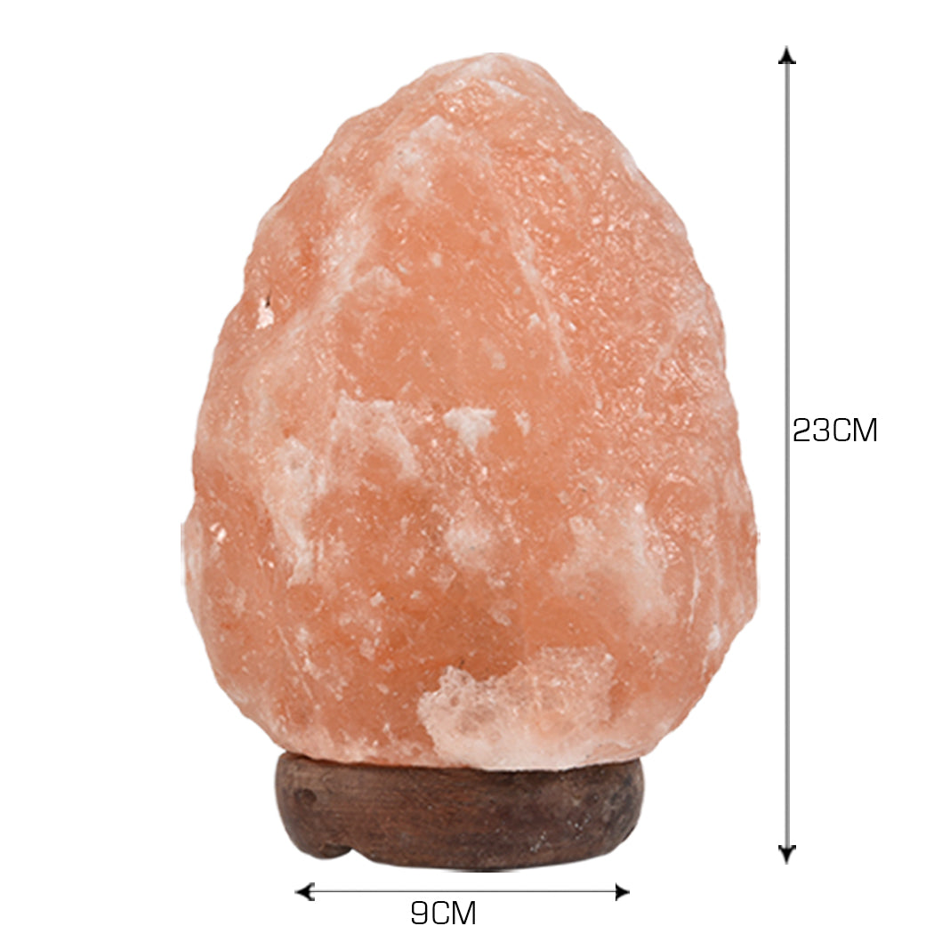 2-3 kg Himalayan Salt Lamp Rock Crystal Natural Light Dimmer Switch Cord Globes