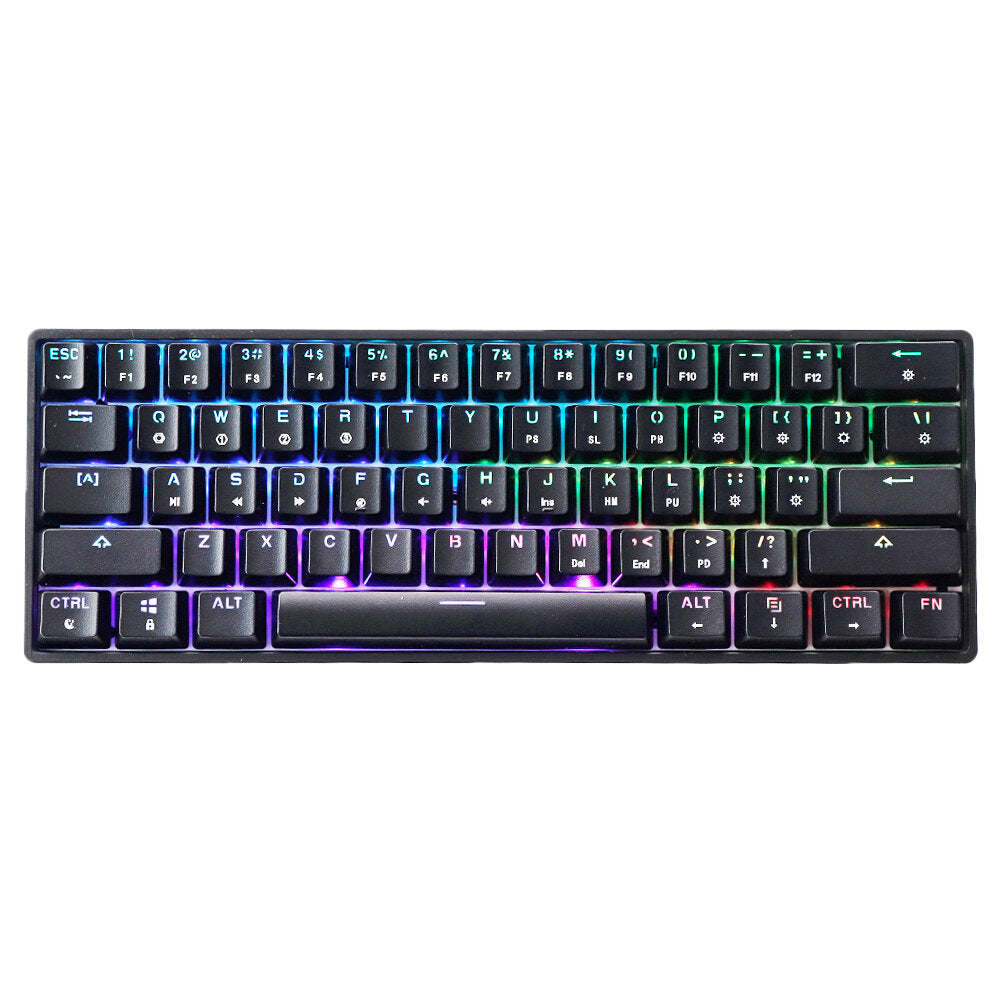 Geek Customized GK61 61 Keys Mechanical Gaming Keyboard  Keyboard