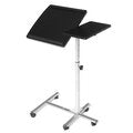 Douxlife® DL-RT01 Laptop Desk Rolling Table Height Adjustable Tiliting MDF Steel Frame For Home Office