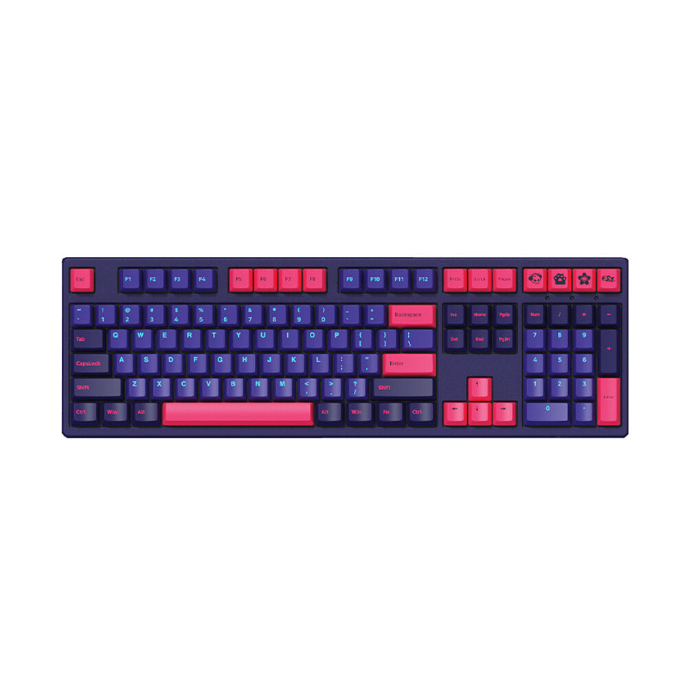 AKKO 157 Keys Neon Keycap Set Cherry Profile PBT Two Color Molding Keycaps