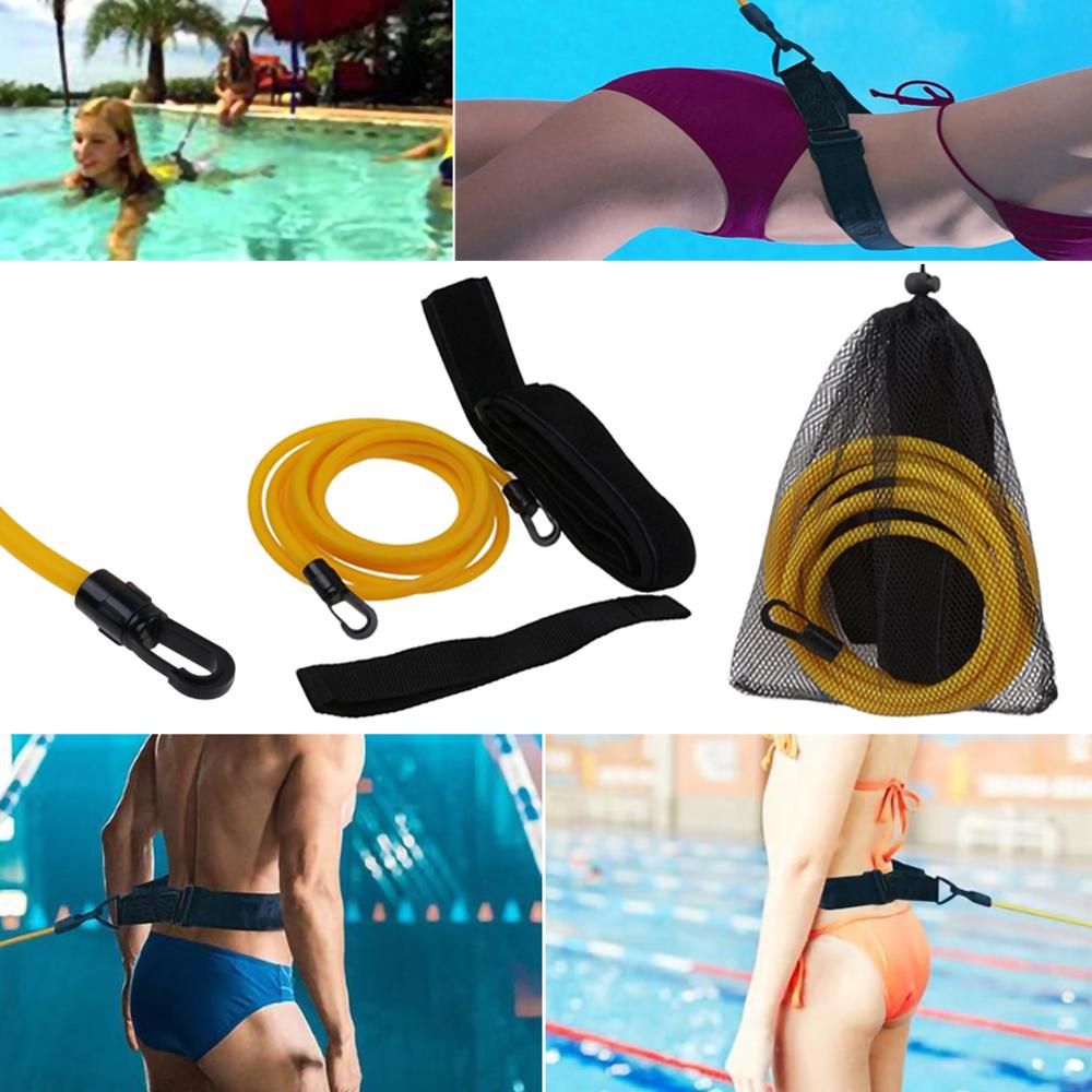4meter Adjustable Swim Training Resistance Elastic Belt