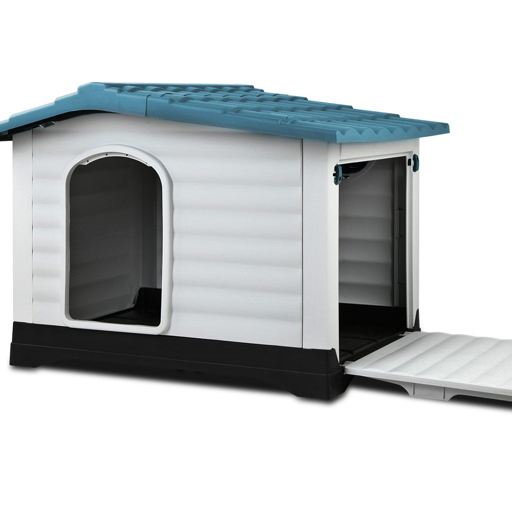 i.Pet Weatherproof Pet Kennel - Blue