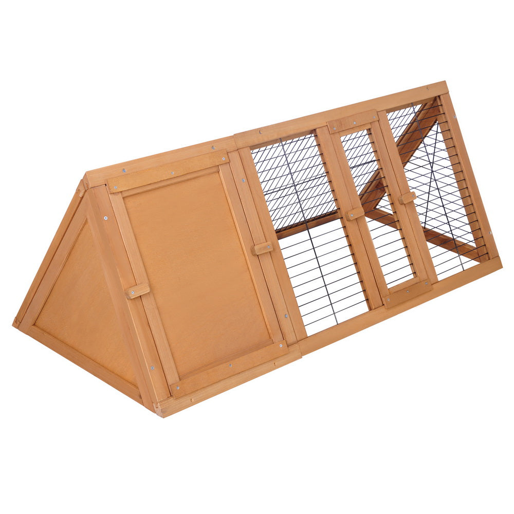 i.Pet Rabbit Hutch Wooden Chicken Coop Pet Hutch 119cm x 51cm x 44cm