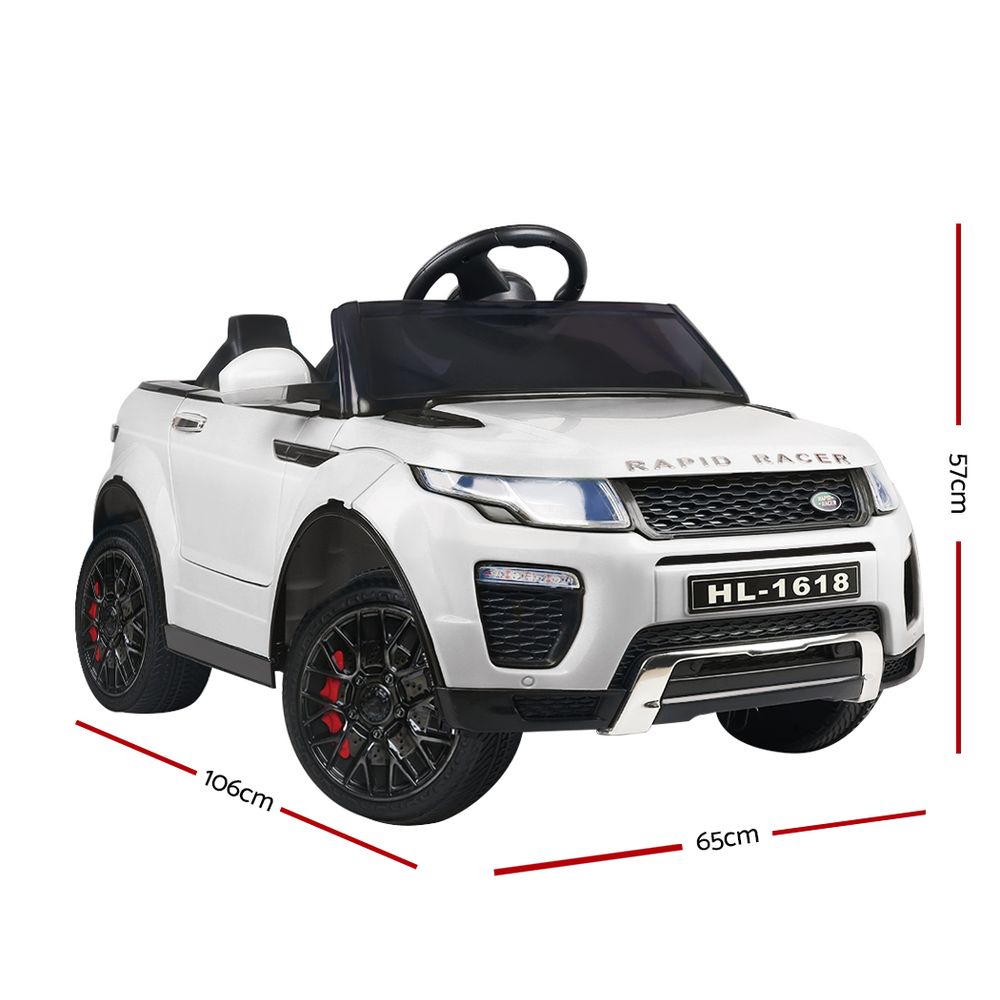 Rigo Kids Ride On Car  - White